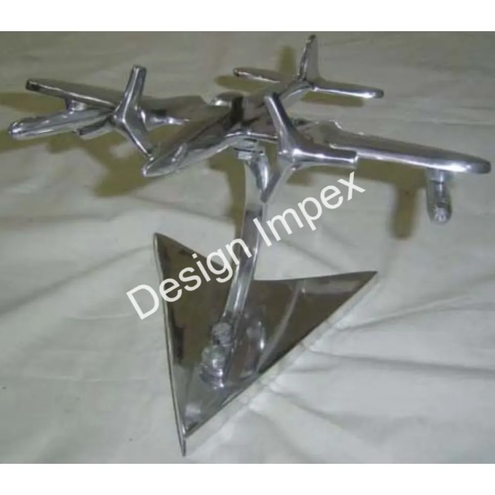 Normaal Vliegtuigmodel Met Standbasis Gepolijst Gegoten Aluminium Elegant Vliegtuig En Straalvliegtuig Tegen Een Redelijke Prijs