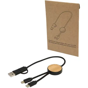 Cavo USB 5-in-1 Chechia Sostenibile ed Ecologico per Promozioni - Product Image 2