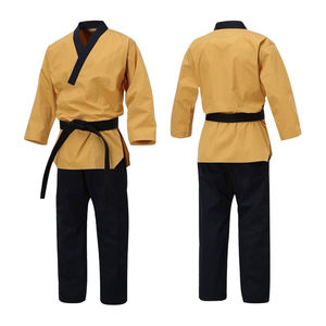 Uniforme de jiu jitsu para hombre, ligero, transpirable, de Color sólido, de alta calidad, en stock, ropa de artes marciales, uniforme de jiu jitsu - Product Image 6