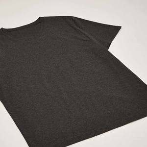 Camiseta con cuello en V para hombre, camisetas de punto con estampado de logotipo personalizado informal personalizado, camisetas con cuello en V estampadas para hombre al por mayor - Product Image 3