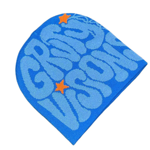 Gorros de Punto Personalizados al por Mayor, Gorro de Invierno de Acrílico, Gorros de Punto Cálidos, Gorro de Calavera Tejido, Gorros de Punto Jacquard Y2K - Product Image 4