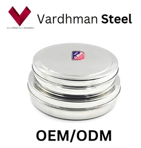 Boîte en acier inoxydable de 16 cm, classique, argentée, conteneur de rangement à compartiments, pour aliments, chocolat, bonbons, collations, capacité de charge de 5 kg, vente en gros - Product Image 5