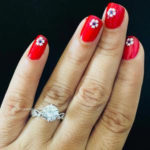 แหวนหมั้นเพชรเม็ดเดี่ยว14K สีทอง2 CT CVD ได้รับการรับรองจาก Christian Lab Christian - Product Image 5