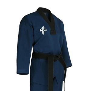 Impresión personalizada 100% Material de algodón Premium de alta calidad de manga larga Unisex Jiujitsu conjuntos de uniformes de secado rápido transpirable - Product Image 2