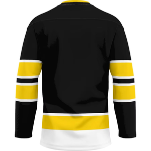 Poliéster de alta calidad, la mejor ropa deportiva, Jersey de Hockey sobre hielo, impresión por sublimación, logotipo bordado 2025, Jersey de Hockey sobre hielo personalizado - Product Image 5