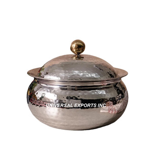 Chauffe-plats en métal de forme personnalisée nouveauté casserole de créateur faite à la main classique élégant nouveau chauffe-plats en métal - Product Image 5