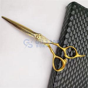 Ciseaux de barbier professionnels en acier inoxydable, ciseaux de coupe de cheveux tranchants pour les stylistes de salon, résultats de coupe précis - Product Image 1