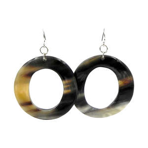 Pendientes de Cuerno de Búfalo con Diseño Moderno, Artesanía Natural, Ecológicos y Elegantes, Joyería Hecha a Mano para Mujer - Product Image 5