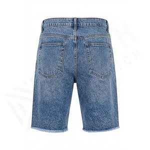 Manufacturer Custom Logo <b>Mens</b> Bulk Streetwear Loose Fit Baggy <b>Shorts</b> Blank Oversized Cargo Denim Jeans Trousers Customized Color - Product Image 2