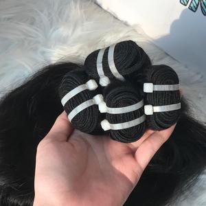 Extensiones de cabello humano natural camboyano 100% cabello ondulado de trama - Product Image 3