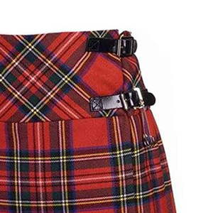 Kilt plisado ligero de calidad superior con correas de cuero, proveedor de Kilt de tartán escocés Stewart de Pakistán - Product Image 3
