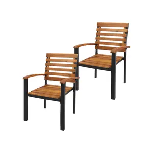 Wholesale Custom Design Wood Armchair Outdoor Furniture Wooden Arm Chair From Vietnamese Manufacturer