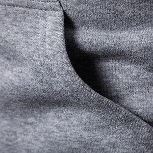 Sudadera con Capucha Personalizada Gris con Cremallera Completa para Hombre, Chaqueta de Forro Polar de Algodón Grueso de 400 g/m², Sudadera con Capucha y Cremallera, Ropa Urbana, Fabricante OEM - Product Image 4