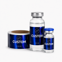 Bunte Bedruckte Wasserfeste Klebeetiketten für Flaschen mit Individuellem Logo für Getränkeflaschen aus PE-Material