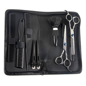 Juego de tijeras de peluquero, kit de corte de pelo profesional, tijera de adelgazamiento, peine para el pelo, tijeras de peluquería de tela - Product Image 3