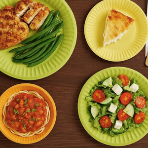 Vaisselle jetable biodégradable de 18 cm en gros, logo personnalisé, marque privée, assiettes en papier creuses fabriquées en Turquie - Product Image 3