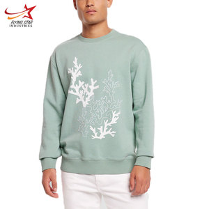 Sudadera con capucha ajustada para hombre, técnica bordada, cuello redondo clásico, manga completa, Jogging, hecho de algodón liso, Invierno - Product Image 5