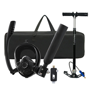 Cylindre en aluminium 0,5 L 0,67 kg, mini-bouteille de plongée, bouteille d'air portable, valve DIN G5 8 - Product Image 5