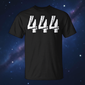 T-shirt avec numéro ange 444, numéro personnel spirituel 444 pour les fans de la numérologie, pour les personnes spirituelles - Product Image 3