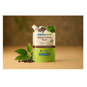 Matériau de laminage mat PE 85 de qualité supérieure, emballage en pâte de henné naturelle, pochette flexo pour l'utilisation de la marque, disponible en commande en gros - Product Image 1