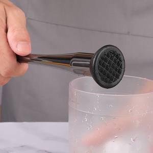 Muddler de Cócteles de Acero Inoxidable Premium con Base de Goma Antideslizante, Herramienta de Barra Duradera para Triturar Suavemente y Mezclar Perfectamente - Product Image 3