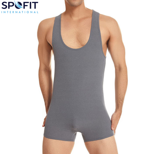 ชุดยกน้ำหนักแบบสั่งทำปี 2026 สำหรับผู้ชาย ชุดยูนิฟอร์มยกน้ำหนัก ตะเข็บเย็บอย่างดี ชุดมวยปล้ำแบบย้อมสีพื้น - Product Image 4