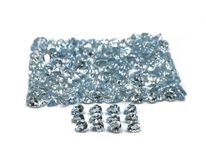 Lote de Piedras Preciosas Sueltas de Aguamarina Natural, Corte Pera, 3*4-4*5 MM, para Joyería - Product Image 1