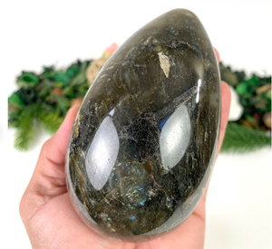 Huevo de labradorita Natural grande, gran oferta, mejor calidad, regalo de cristal Extra grande - Product Image 2