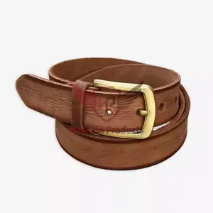 Premium Quality Buffalo Pull Up Leather Men's Formal Wear Belt - Handcrafted Vintage Genuine Leather Belt Made in Pakistan