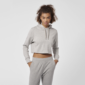 Sudadera con Capucha Corta de Invierno, Estilo Nuevo, OEM ODM, Casual, con Logotipo Personalizado, de Alta Calidad para Mujer - Product Image 5