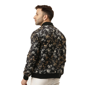 Blouson d'aviateur de haute qualité pour hommes coupe ajustée meilleur style prix raisonnable vente en gros pour l'hiver col rond - Product Image 2