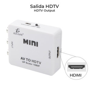 Portable AV to for HDMI 720p 1080p Video Adapter Converter High Quality Video <b>Splitters</b> & Converters - Product Image 4