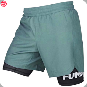 กางเกงชก MMA สำหรับผู้ชายแบบสั่งทำพิเศษ-ระบายอากาศได้ดี ลายพิมพ์ดิจิทัล สีและขนาดปรับแต่งได้ - Product Image 3