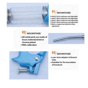 Pistola de Inyección Automática de Alta Calidad con Tecnología Quirúrgica de Punta Redonda y Cuerpo Metálico para Uso Veterinario en Ganado - Product Image 6