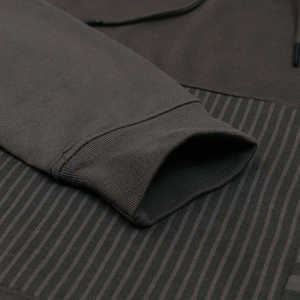 Sudadera con Capucha de Invierno para Hombre, Personalizada, 60% Algodón, 40% Poliéster, Servicio OEM, Alta Calidad, Felpa, Talla Grande, Resistente al Viento, Negra - Product Image 5