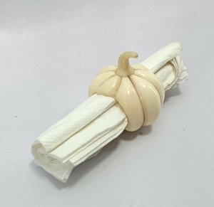 Anneaux de serviette ronds en résine écologiques de style classique pour la cuisine et la restauration, finition polie - Product Image 4