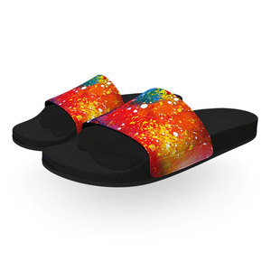 Venta al por mayor personalizado colorido salpicadura de pintura Eva deslizadores zapatillas hombres y mujeres zapatillas de interior - Product Image 2