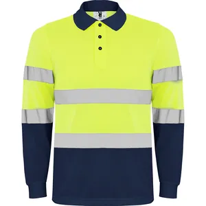 Maglietta Polo ad Alta Visibilità POLARIS L/S, Articolo Promozionale per Merchandising - Product Image 4