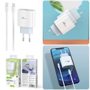 Cargador Blanco de 20W PD 3A TIPO C a IP TC-123-IP Adaptadores USB y Cargadores Electrónica de Consumo - Product Image 1