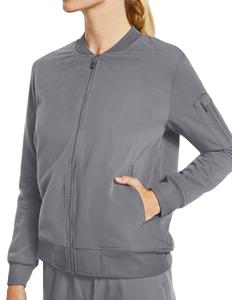 Chaquetas exfoliantes elásticas con estilo Fabricante a granel Tela suave Uniforme exfoliante femenino Mujeres Cuello redondo Manga completa Conjuntos médicos - Product Image 1