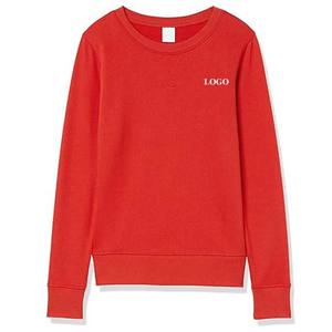 Ropa de calle de alta calidad Sudadera transpirable para mujer Sudaderas ligeras sólidas O-cuello Mangas completas Ropa informal Servicio OEM - Product Image 6