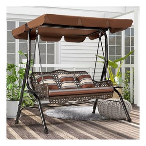 Patio Comfortable Durabl Modern <b>Garden</b> Rattan Hanging Egg Swing Chair Courtyard Furniture Indoor/Outdoor Folding Leisure Balcony - Product Image 6
