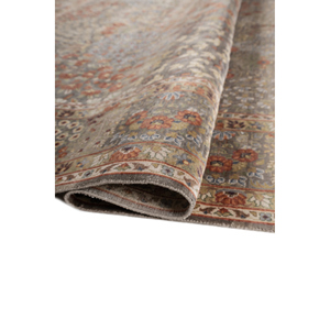 AKPS-13005 Alfombras de Seda Anudadas a Mano, Grises y Negras con Patrones Florales Abstractos para el Hogar, Sala de Estar, Pasillo, Dormitorio, Alfombras de Seda Hechas a Mano - Product Image 2