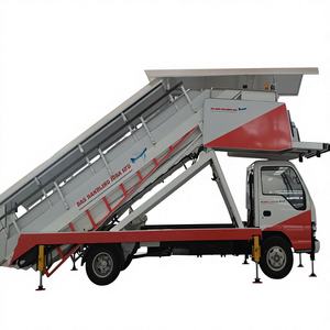 Escaliers manuels à pousser pour passagers d'aéroport, équipement de manutention des passagers d'avion - Product Image 2