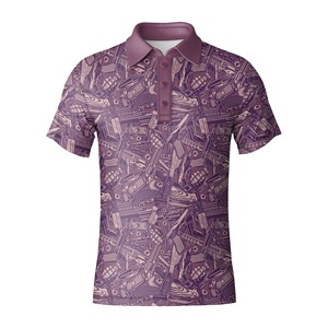 Polo de Golf personalizado para hombre, ropa deportiva de algodón 100%, característica antiarrugas, patrón sólido, logotipo bordado, Jersey, ropa de Golf - Product Image 1