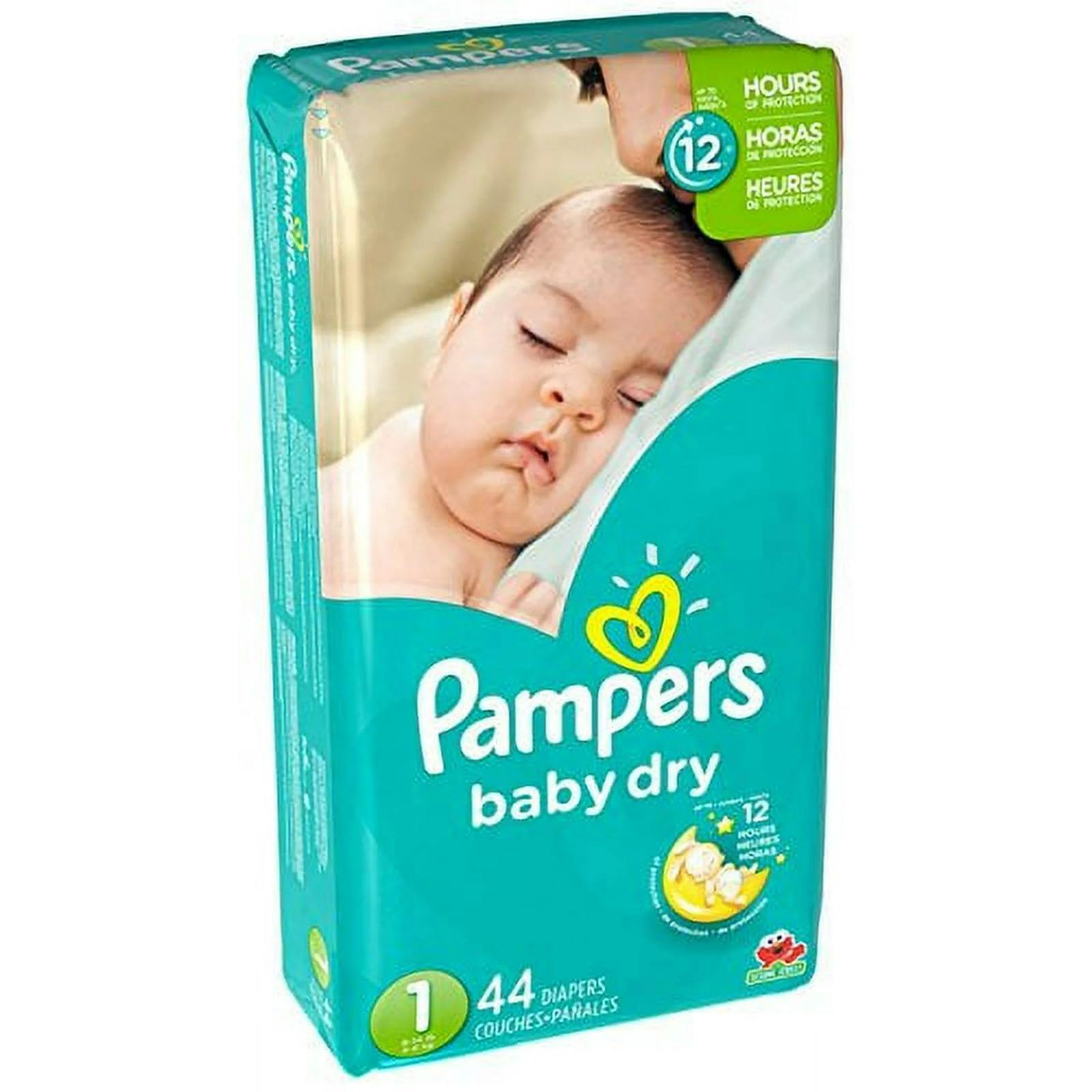 Diapers Newborn/Size (8-14 Lb), 120 Count Pampers Baby Dry