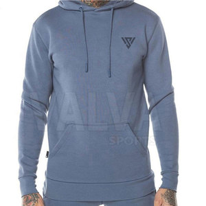 Chándal de invierno de talla grande personalizable para hombre, diseño de cremallera superior de algodón 100% con logotipo impreso de patrón sólido transpirable - Product Image 6