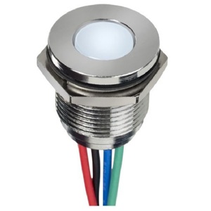 APEM <span class=keywords><strong>16mm</strong></span> RGB Tri-Color LED <span class=keywords><strong>Indicator</strong></span> Q16F5CZZRGB24E 24V Kategori Produk Lampu Indikator - Product Image 1