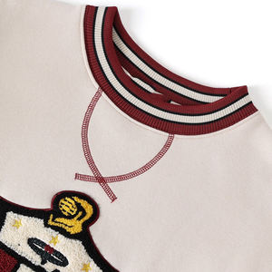 Sudadera de Cuello Redondo de Felpa Neutral Omega de Alta Calidad, con Logotipo Personalizado Bordado, Puños Acanalados, Bolsillo Canguro, 350g, Unisex - Product Image 4