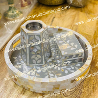 Nouvel Arrivage Ensemble de brûleurs d'encens perlés faits main, Boîte Mubkhara pour Ambregris, Benzoin, Bakhour, Prêt pour le Ramadan, Santal, Coriandre